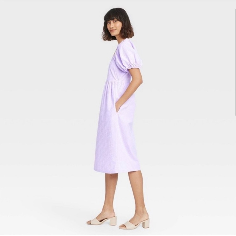 Target A New Day Lavender Dot Dress